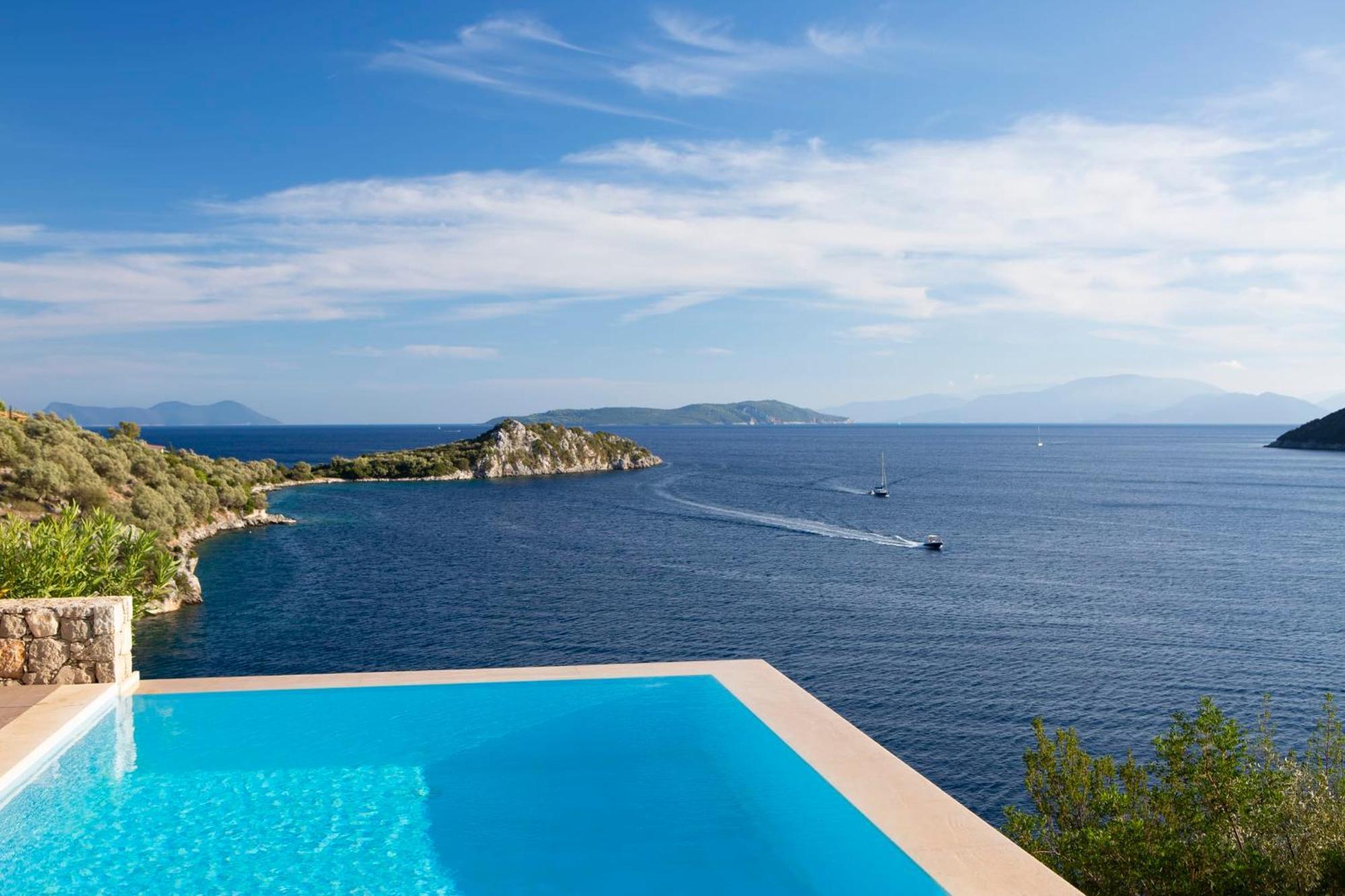 Villa Kalamos - Modern Villa In Sivota Bay With Direct Access To Sea Exteriör bild