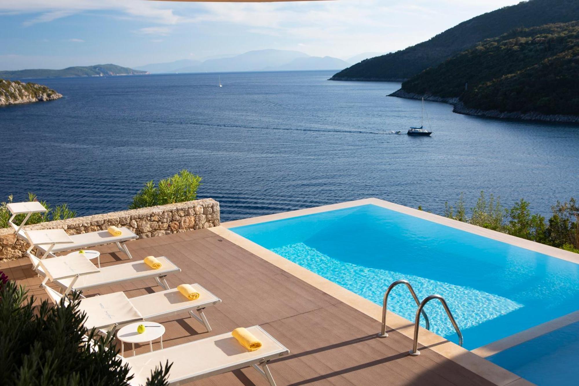 Villa Kalamos - Modern Villa In Sivota Bay With Direct Access To Sea Exteriör bild