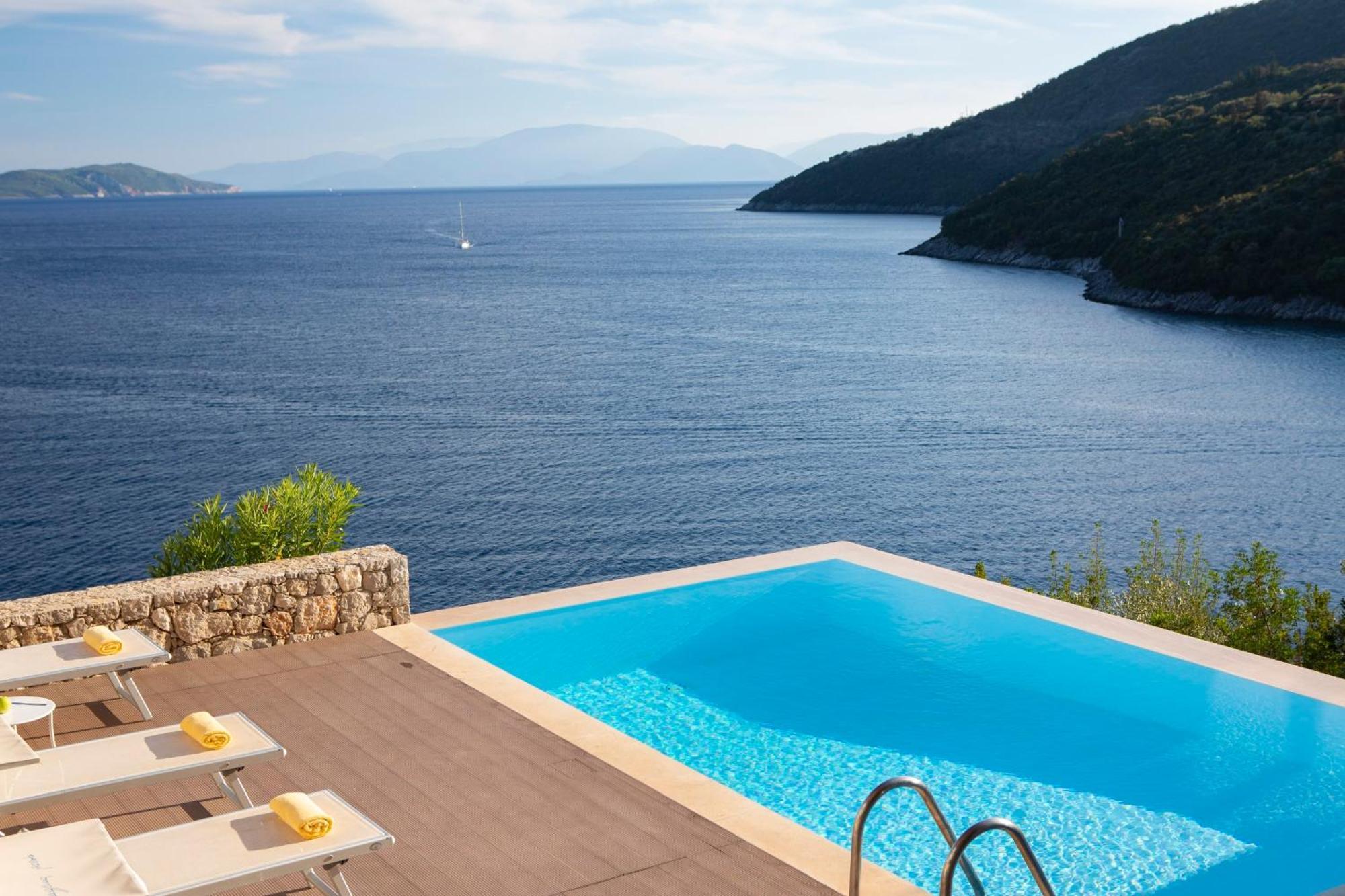 Villa Kalamos - Modern Villa In Sivota Bay With Direct Access To Sea Exteriör bild